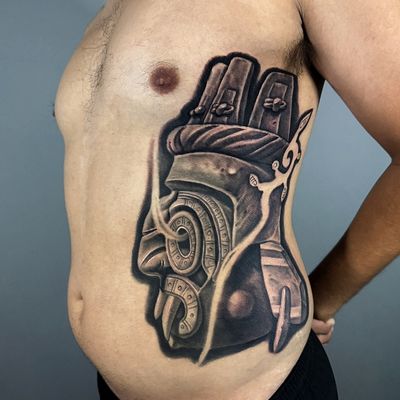 Read more about the article Realism Tlaloc (Deity of Rain) Tattoo by Goethe Silva — Los Angeles, CA