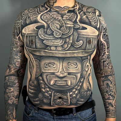 Read more about the article Blackwork Body suit 1 Tattoo by Goethe Silva — Los Angeles, CA