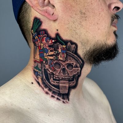 Read more about the article Neo-Traditional Death disc with Codex Tattoo by Goethe Silva — Los Angeles, CA